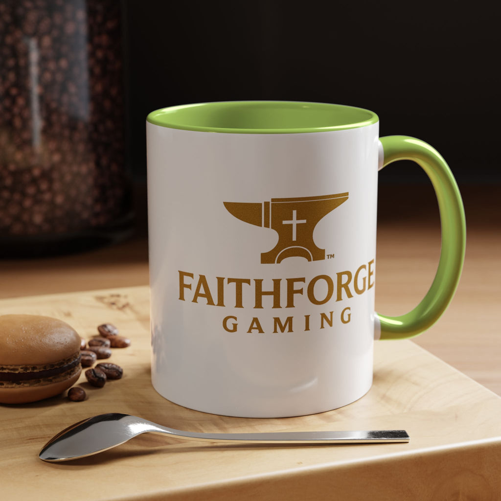 FaithForge Gaming Accent Coffee Mug – 11oz Logo Mug