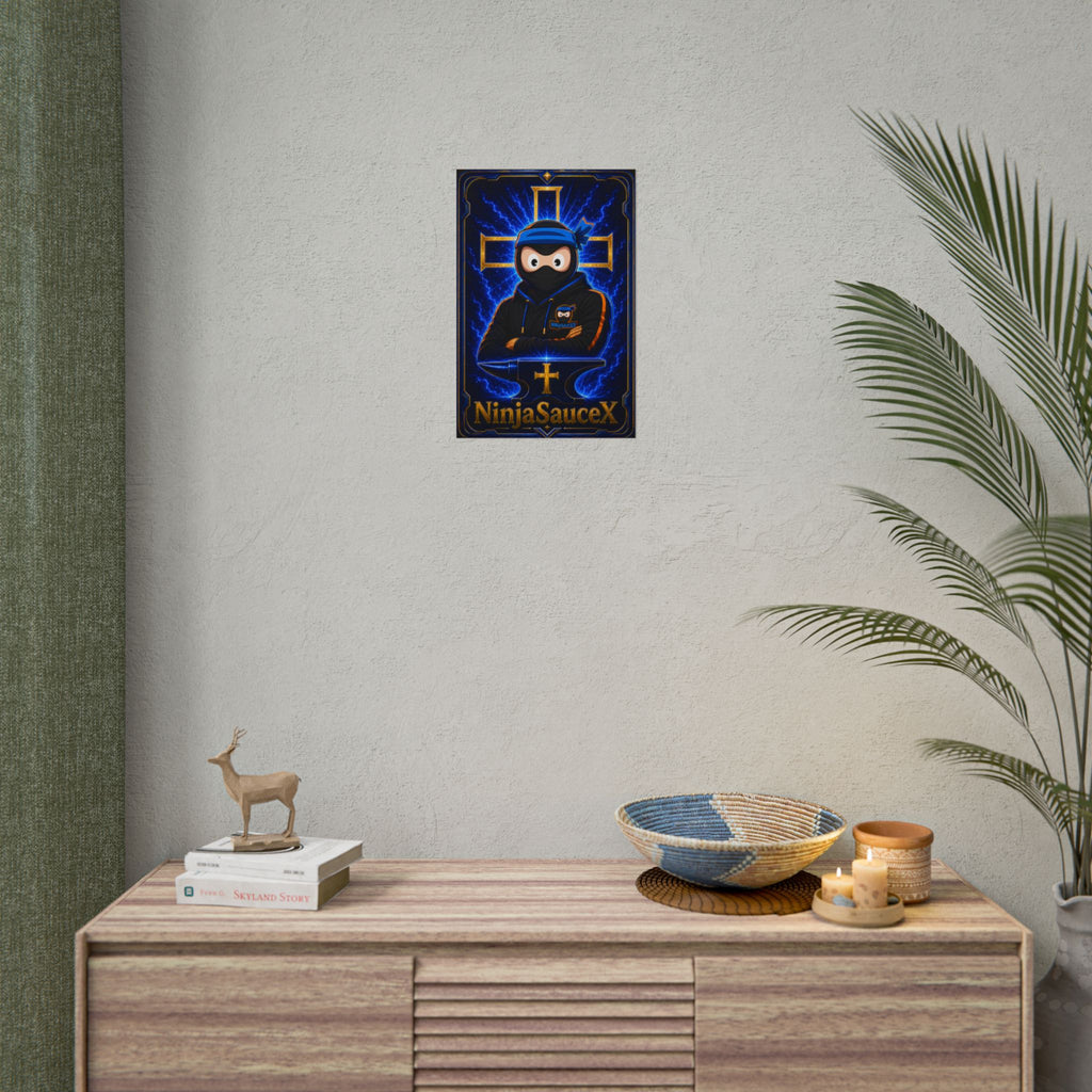 NinjaSauceX Poster — Streamer Wall Art (Rolled Poster)