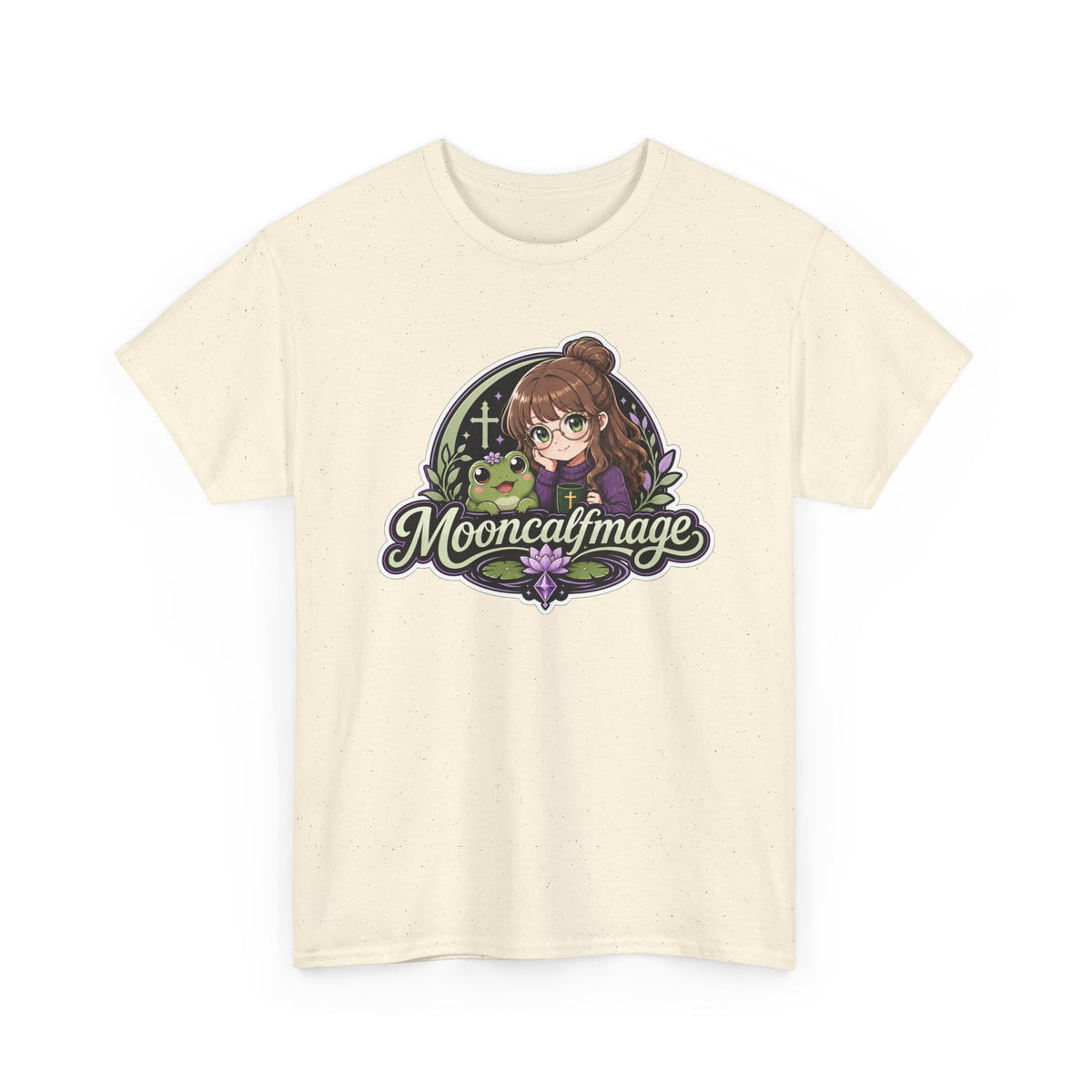 MOONCALFMAGE Logo Tee - Gamer/Streamer T-Shirt Blue GBSG (Gather)