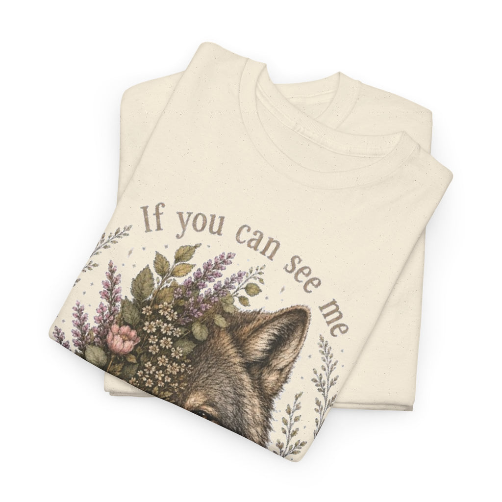 seawolf Floral Tee — "If you can see me I failed my stealth check" Graphic T-Shirt