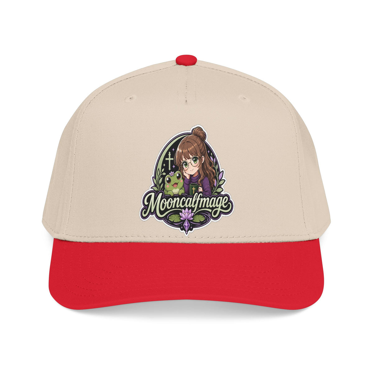 MOONCALFMAGE Logo Baseball Cap — Retro Gamer Streetwear Hat