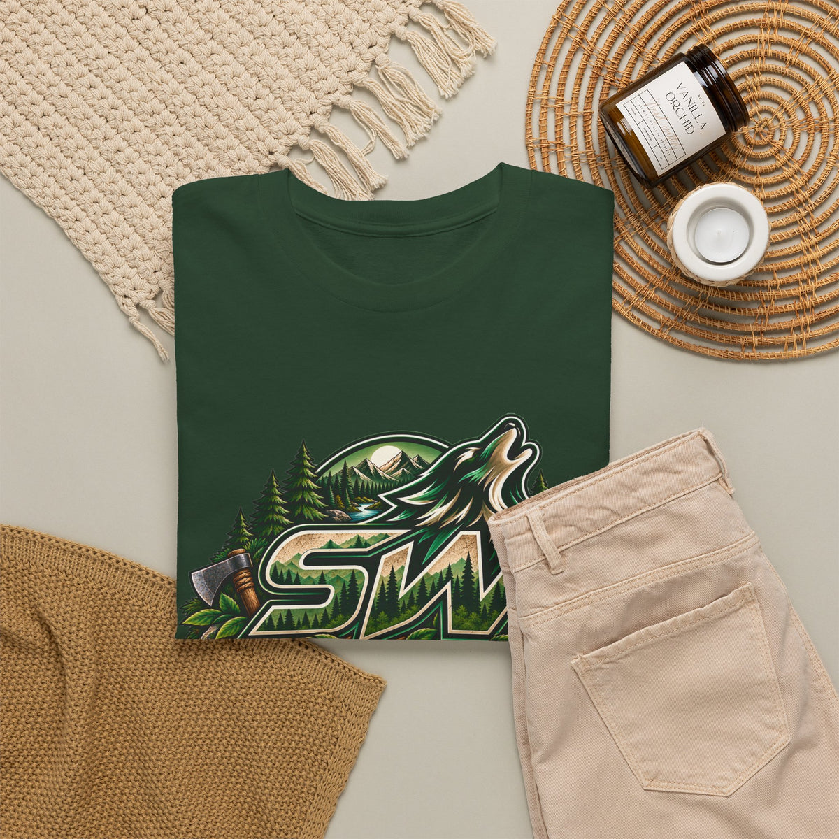Seawolf_30 Logo Tee - Gamer/Streamer T-Shirt Green GBSG (Gather)