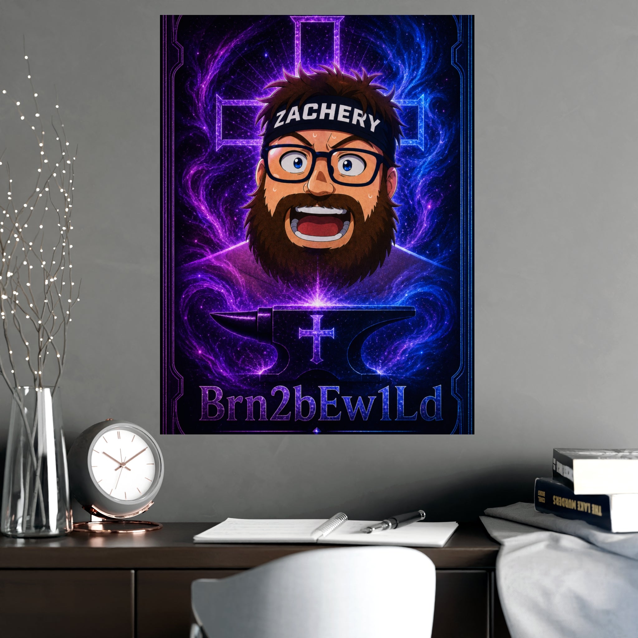 Brn2bEw1Ld Poster - FaithForgeGaming