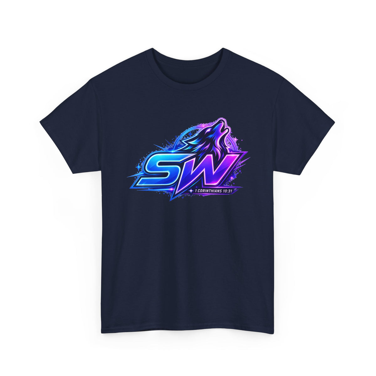 Seawolf_30 Logo Tee - Gamer/Streamer T-Shirt Blue GBSG (Gather)