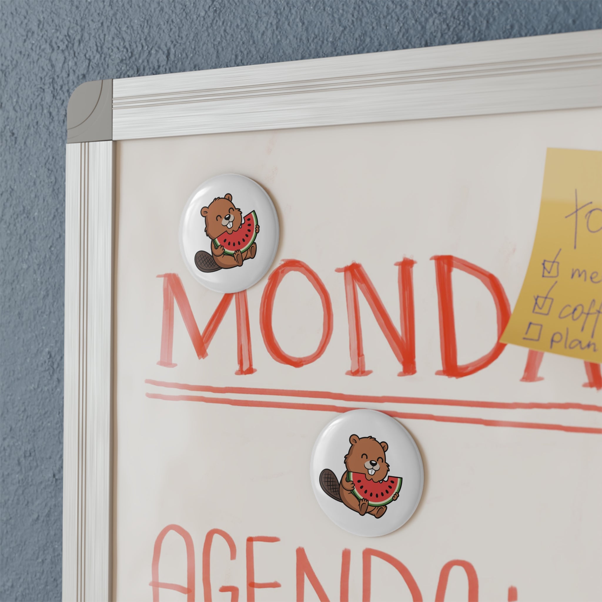 (Canada) Round Summer Beaver Magnetic