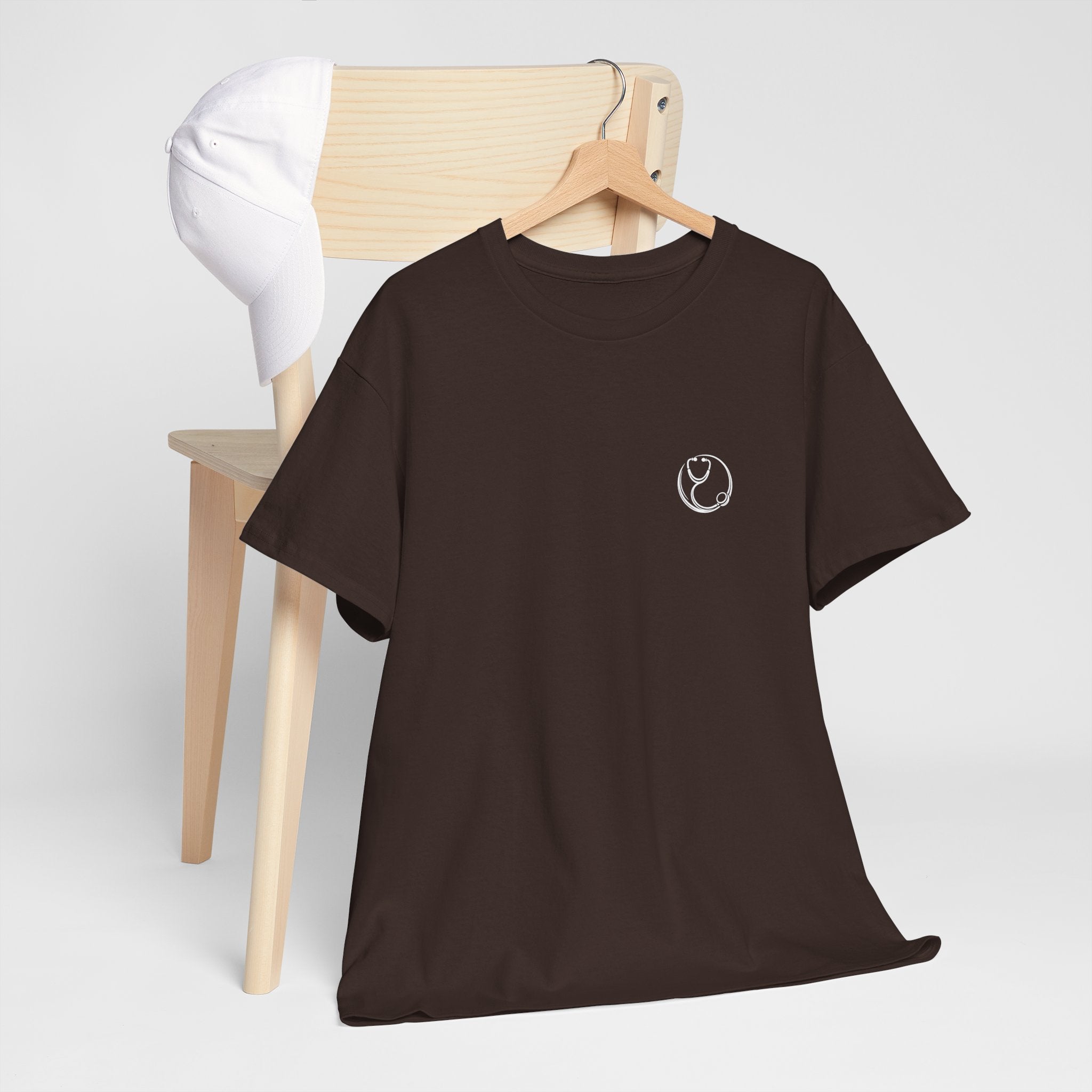 DoctorJSWAYS Let Me Explain T-Shirt — Minimal Logo Black Tee with Bold Back Text