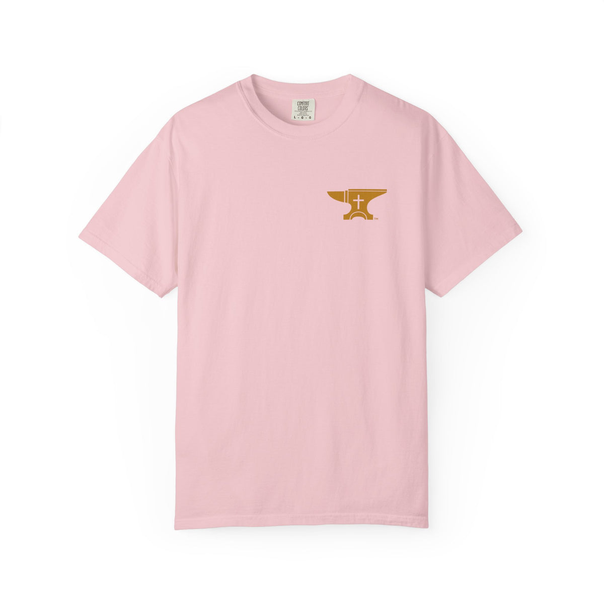 FaithForge Gaming T-Shirt — Logo Tee with Anvil & Cross (Christian Gamer Apparel)