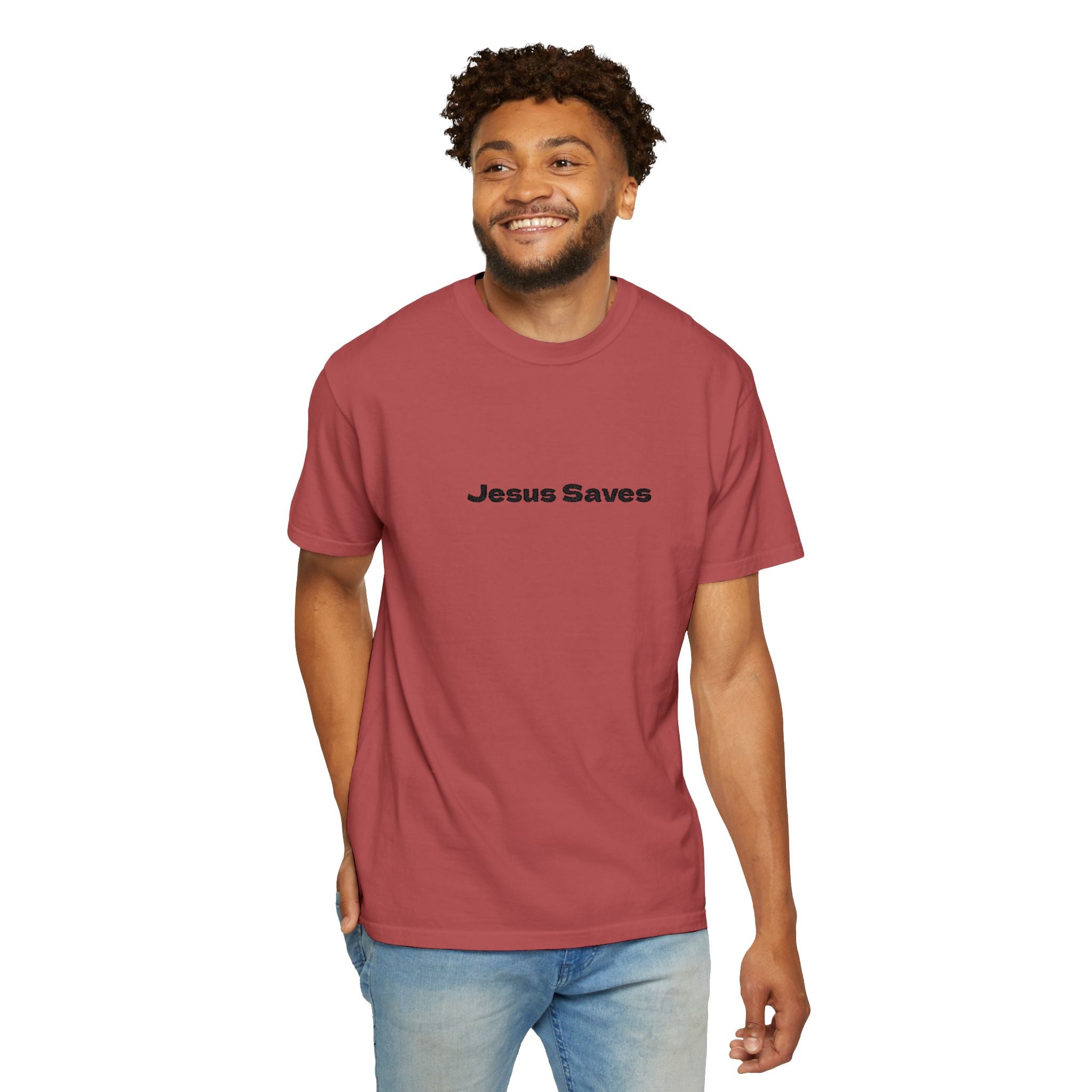 (Embroidered) Jesus Saves T-Shirt