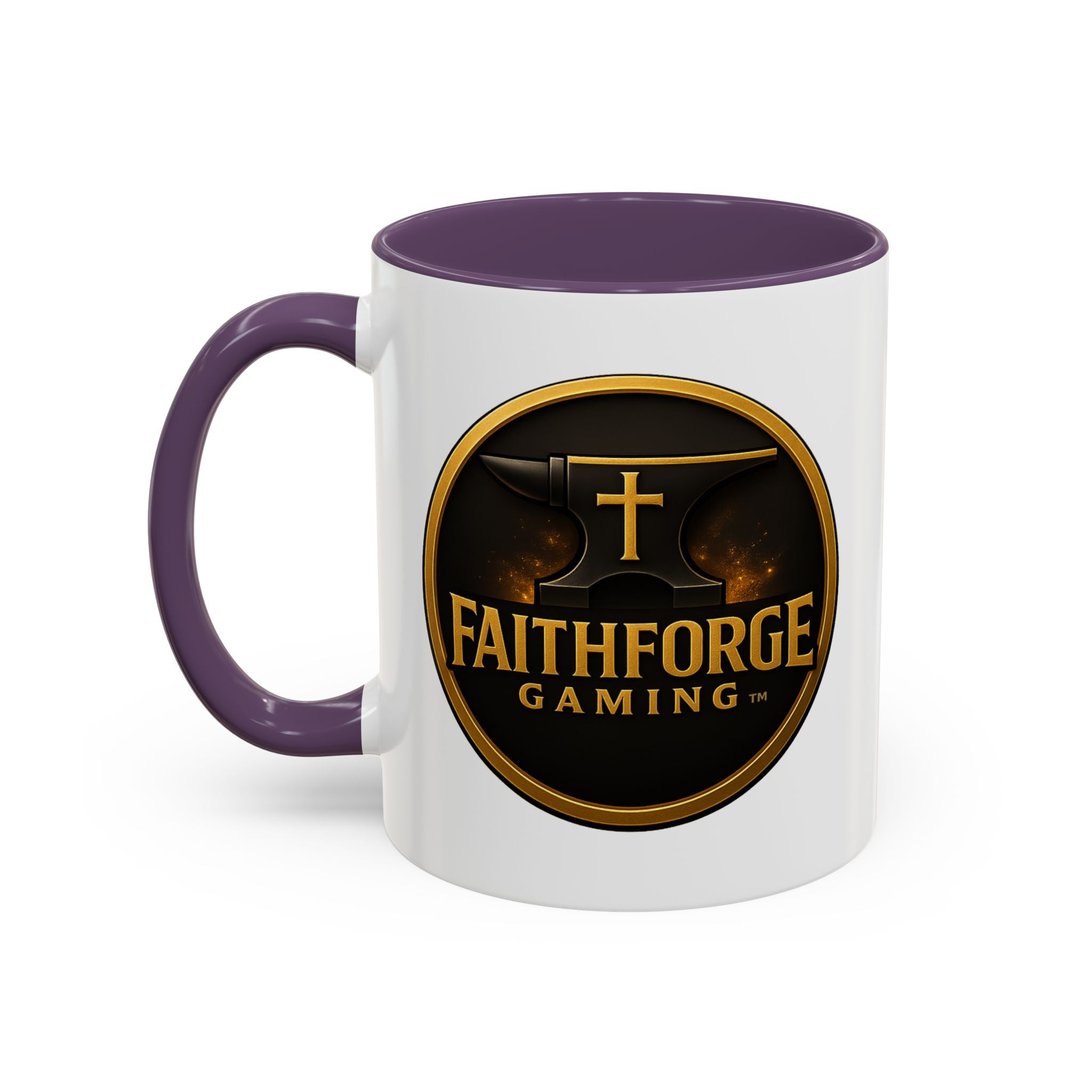 FaithForge Gaming Accent Coffee Mug – 11oz Logo Mug