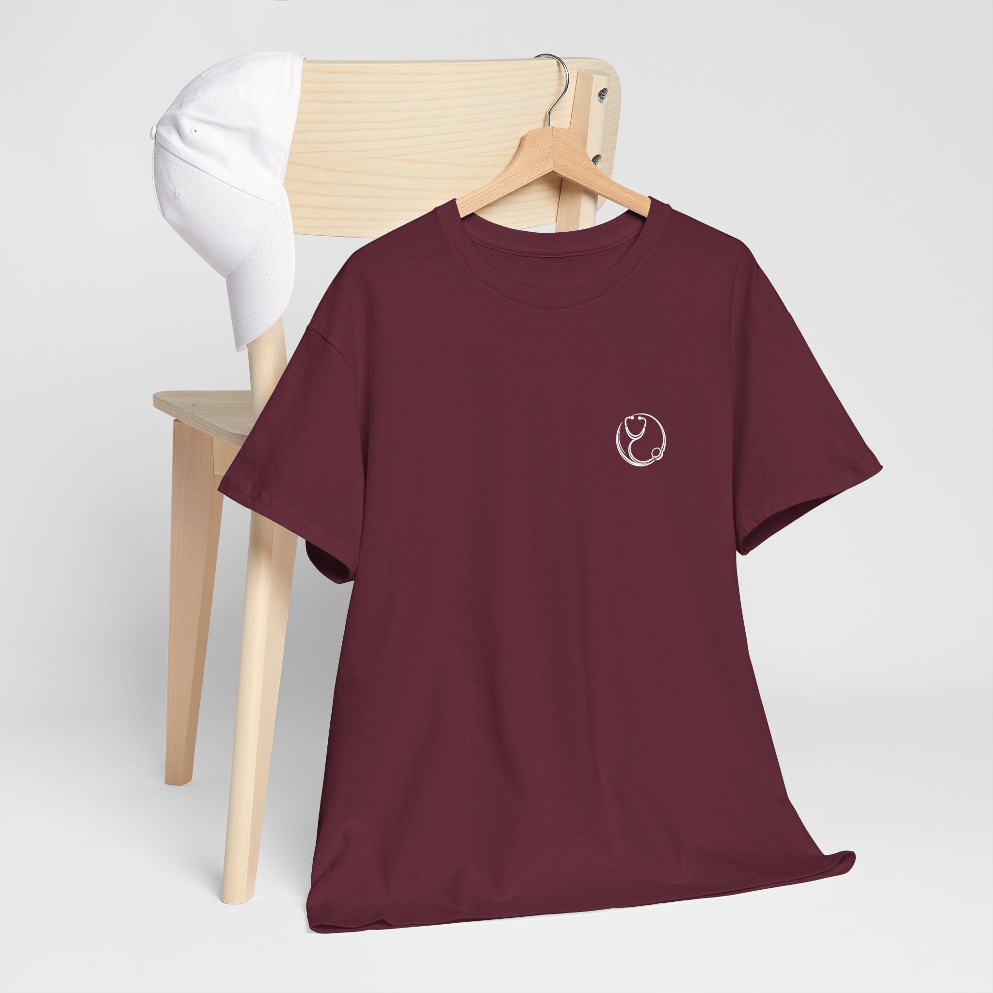 DoctorJSWAYS Let Me Explain T-Shirt — Minimal Logo Black Tee with Bold Back Text
