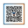 NinjaSauceX Streamer QR Code Die-Cut Sticker Indoor/Outdoor