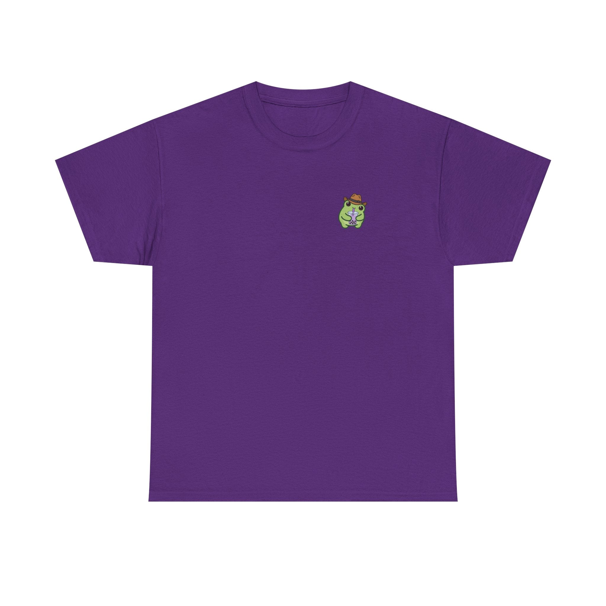 T-Shirt — Cute Boba Drinking Frog