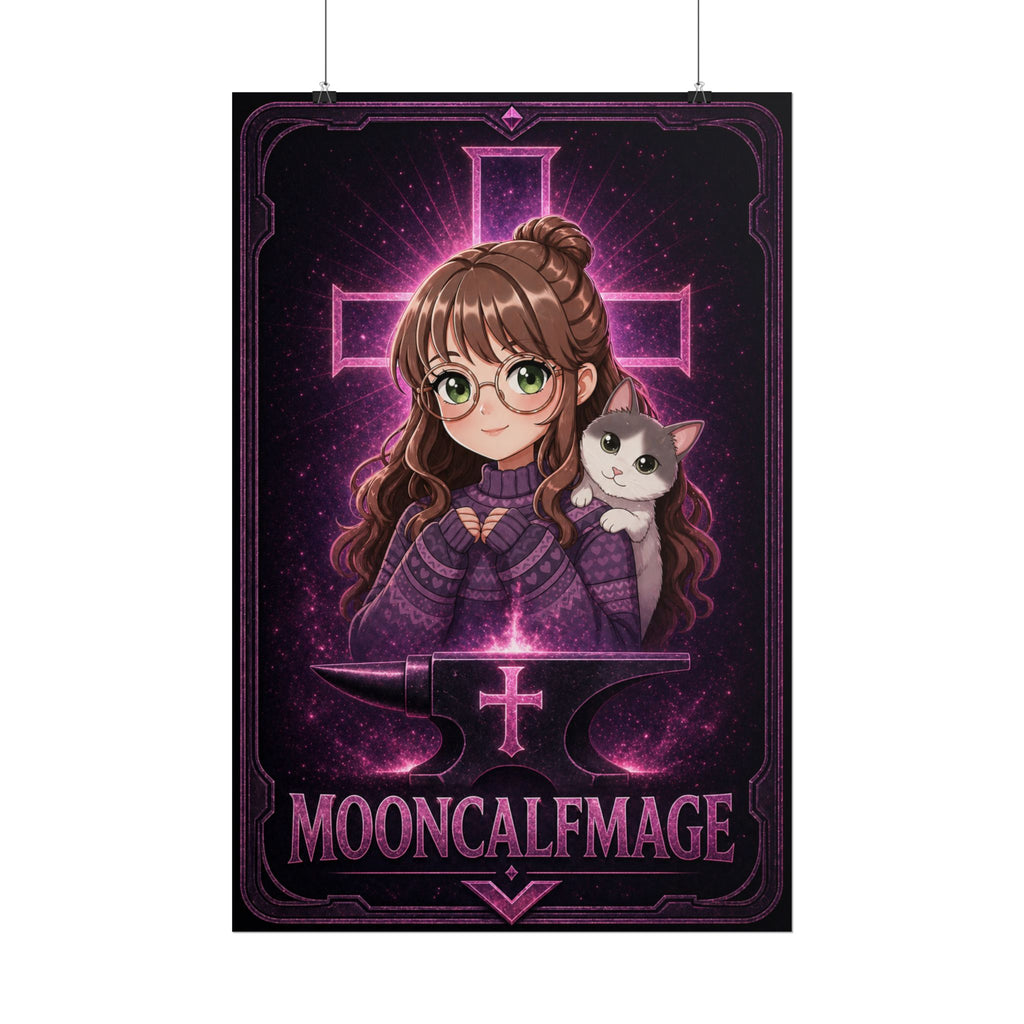 MOONCALFMAGE Poster — Streamer Wall Art (Rolled Poster) Vert