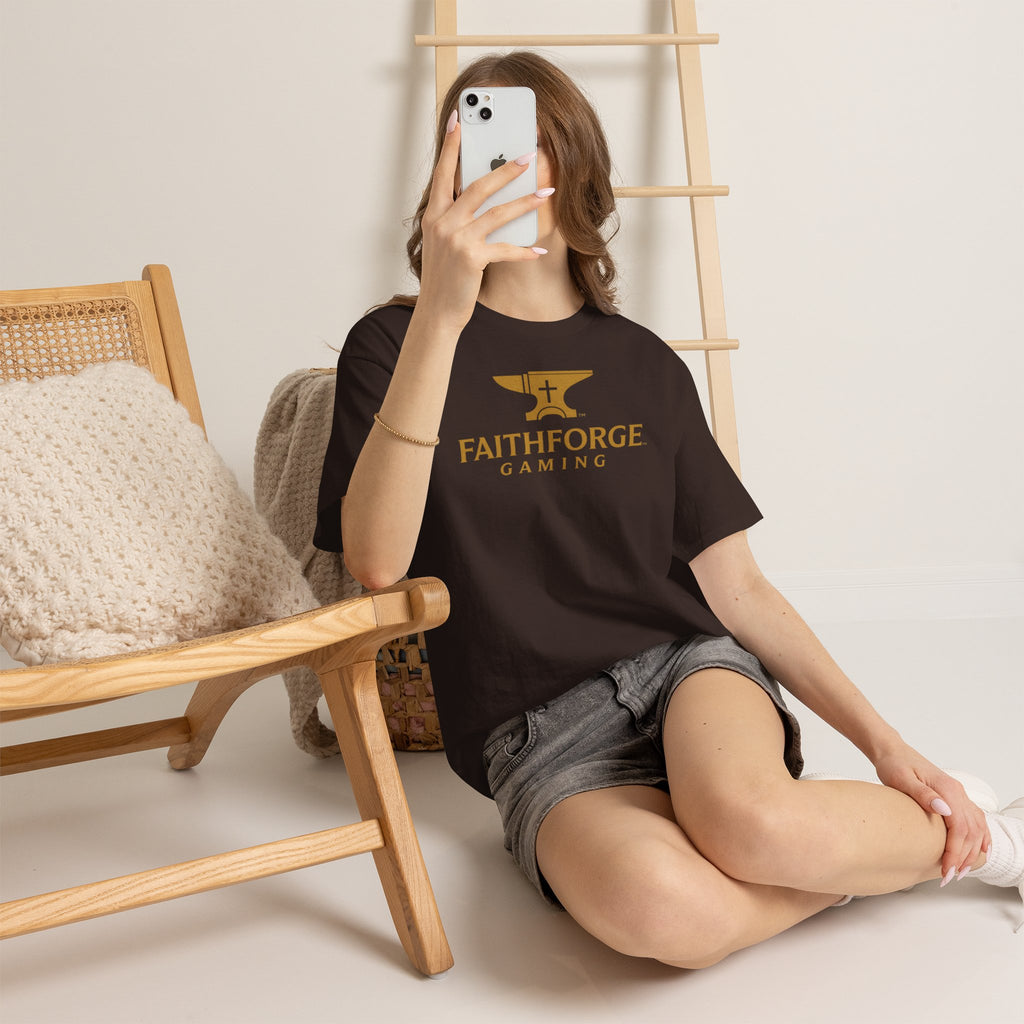 FaithForge Gaming T-Shirt — Christian Gamer Logo Tee