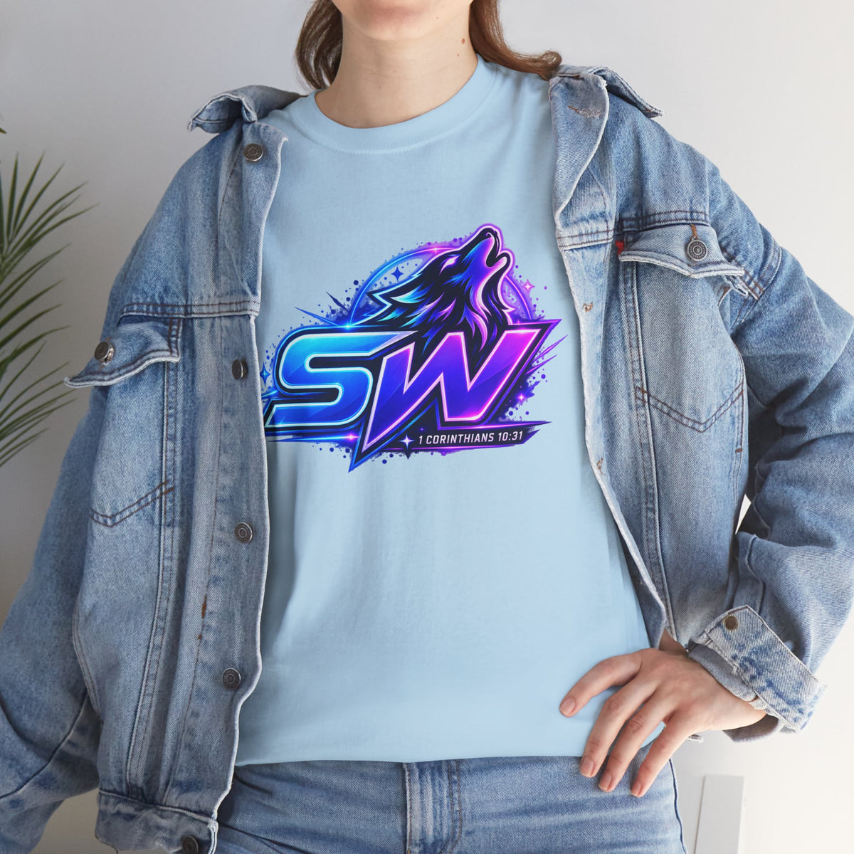 Seawolf_30 Logo Tee - Gamer/Streamer T-Shirt Blue GBSG (Gather)