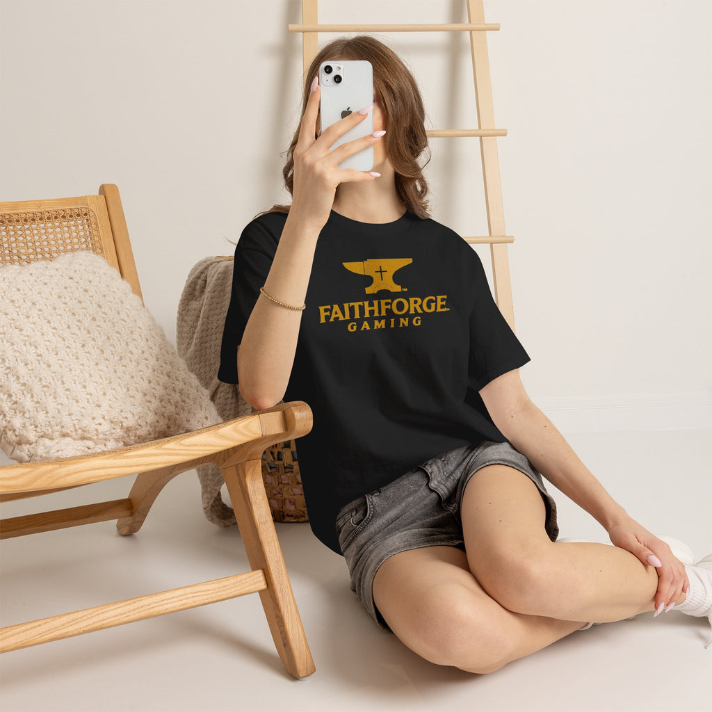 FaithForge Gaming T-Shirt — Christian Gamer Logo Tee