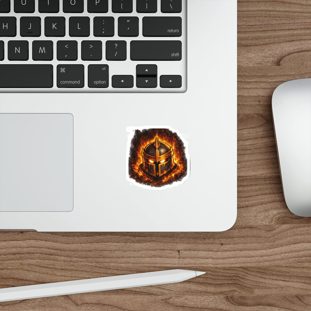 FaithForge Knight Passion Die-Cut Sticker — Water-resistant vinyl