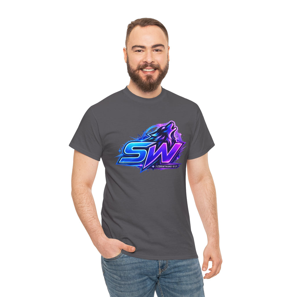 Seawolf_30 Logo Tee - Gamer/Streamer T-Shirt Blue GBSG (Gather)