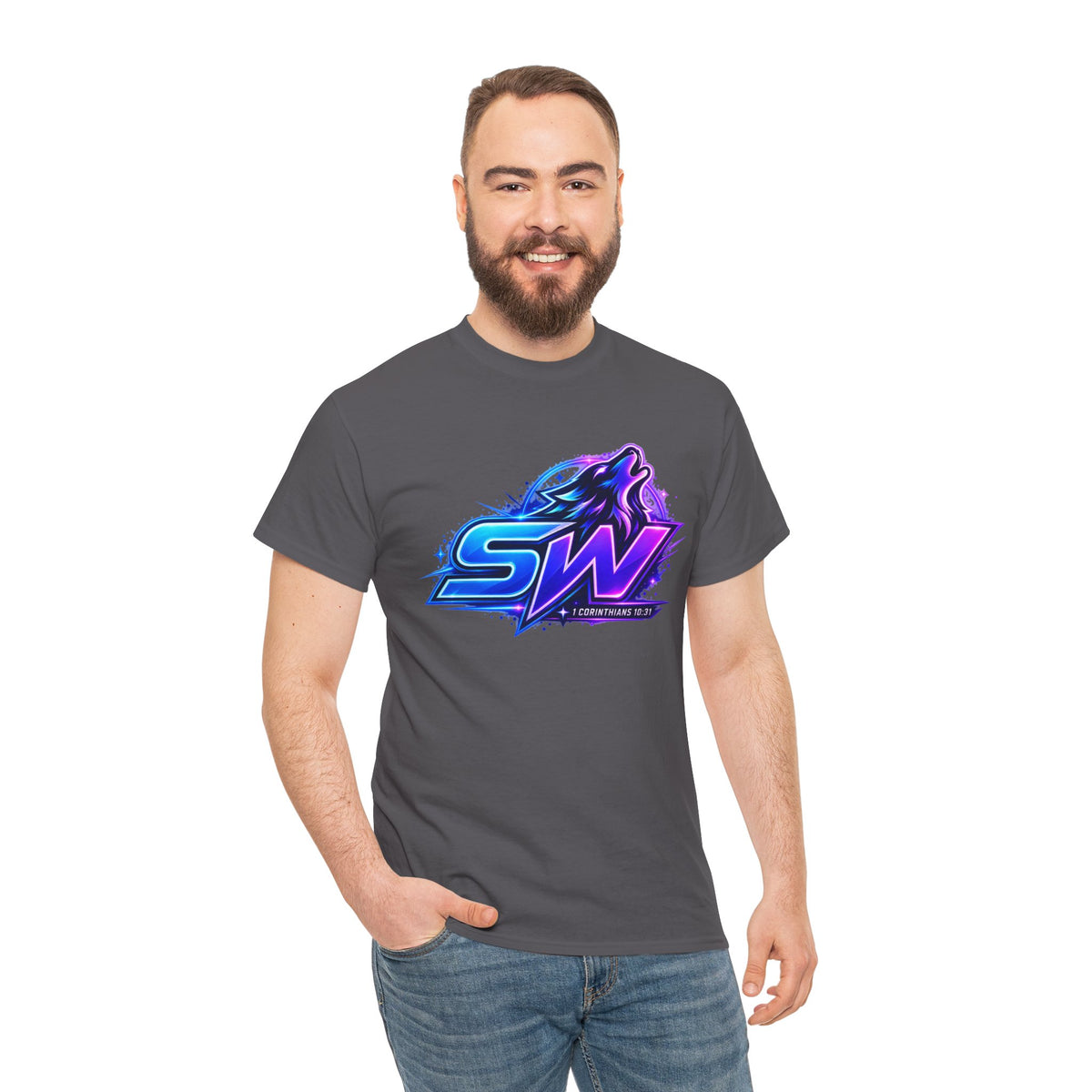 Seawolf_30 Logo Tee - Gamer/Streamer T-Shirt Blue GBSG (Gather)