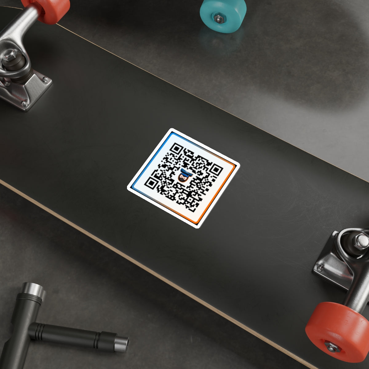 NinjaSauceX Streamer QR Code Die-Cut Sticker Indoor/Outdoor