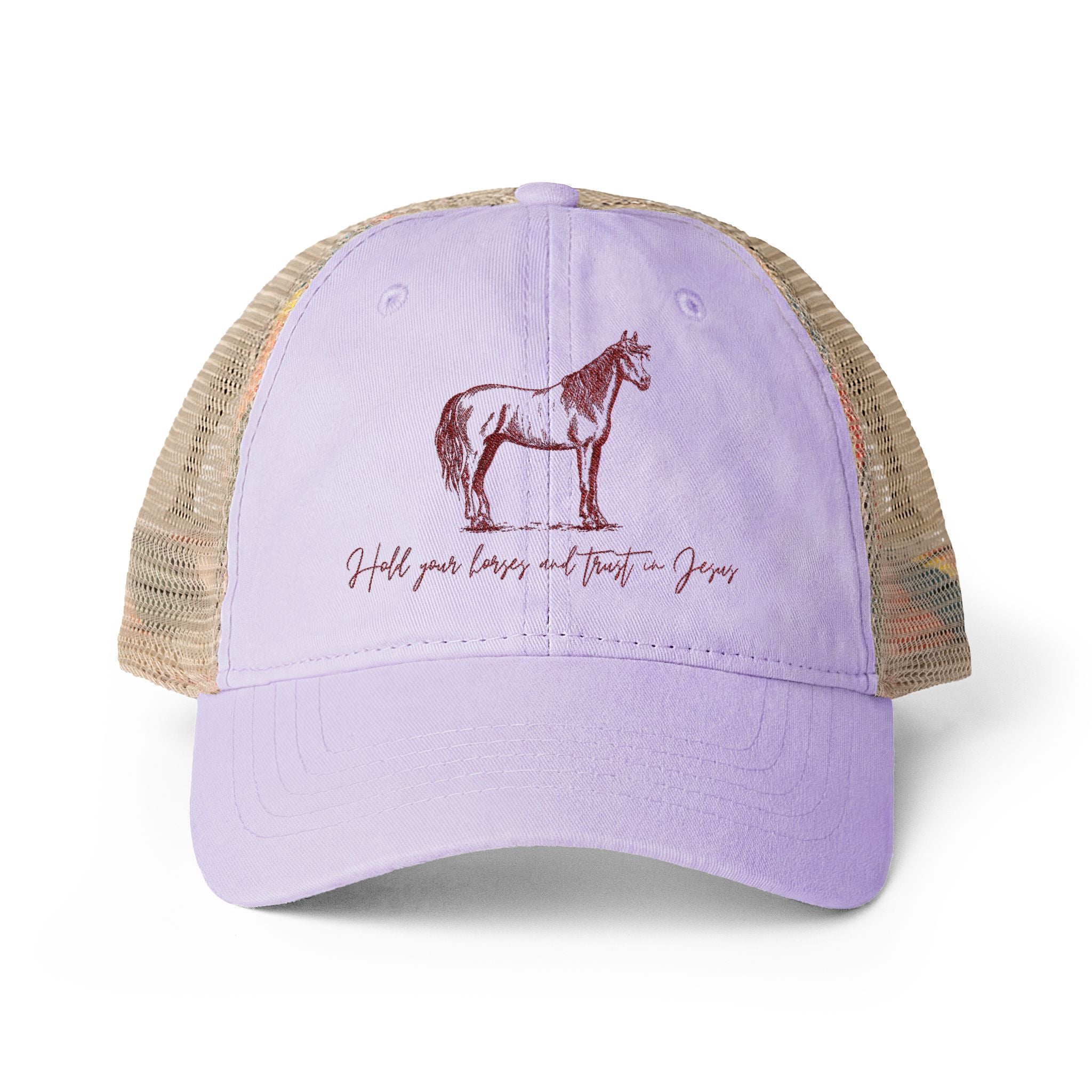 Women's Washed Mesh-Back Cap