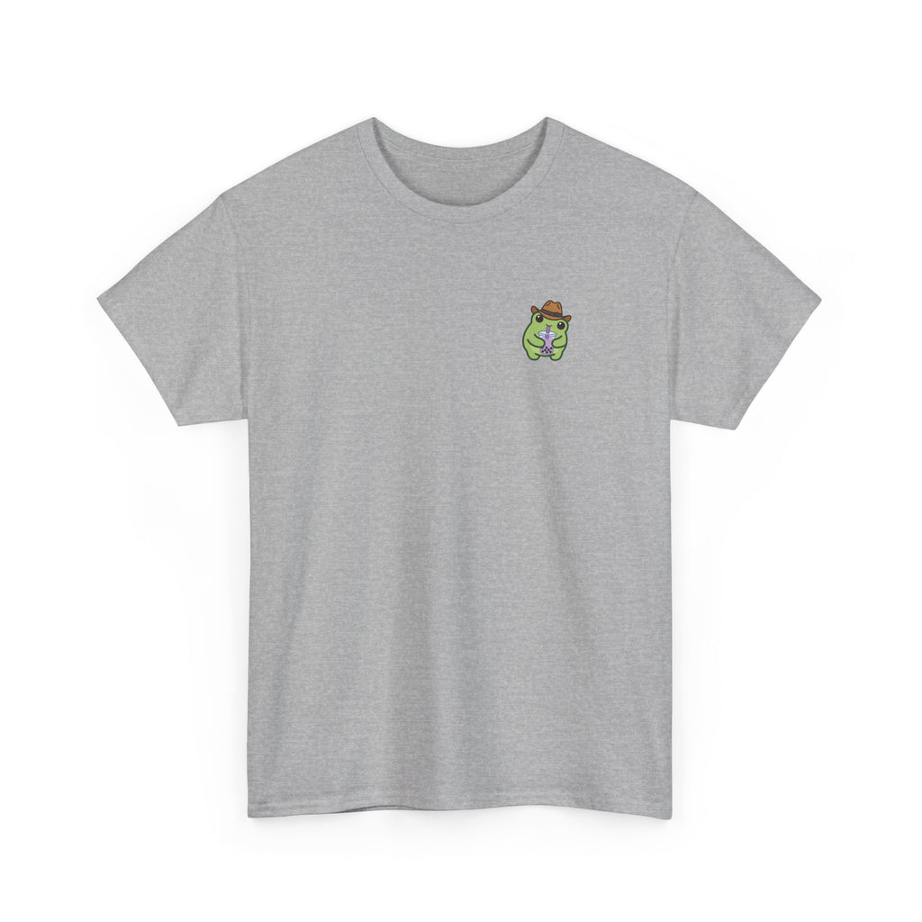 T-Shirt — Cute Boba Drinking Frog