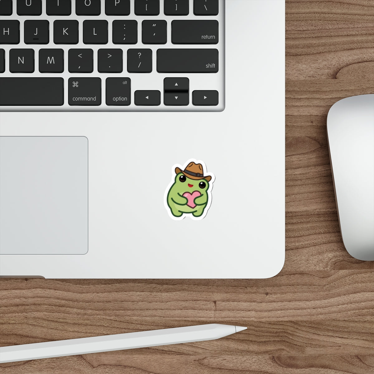 Heart Frog Die-Cut Sticker