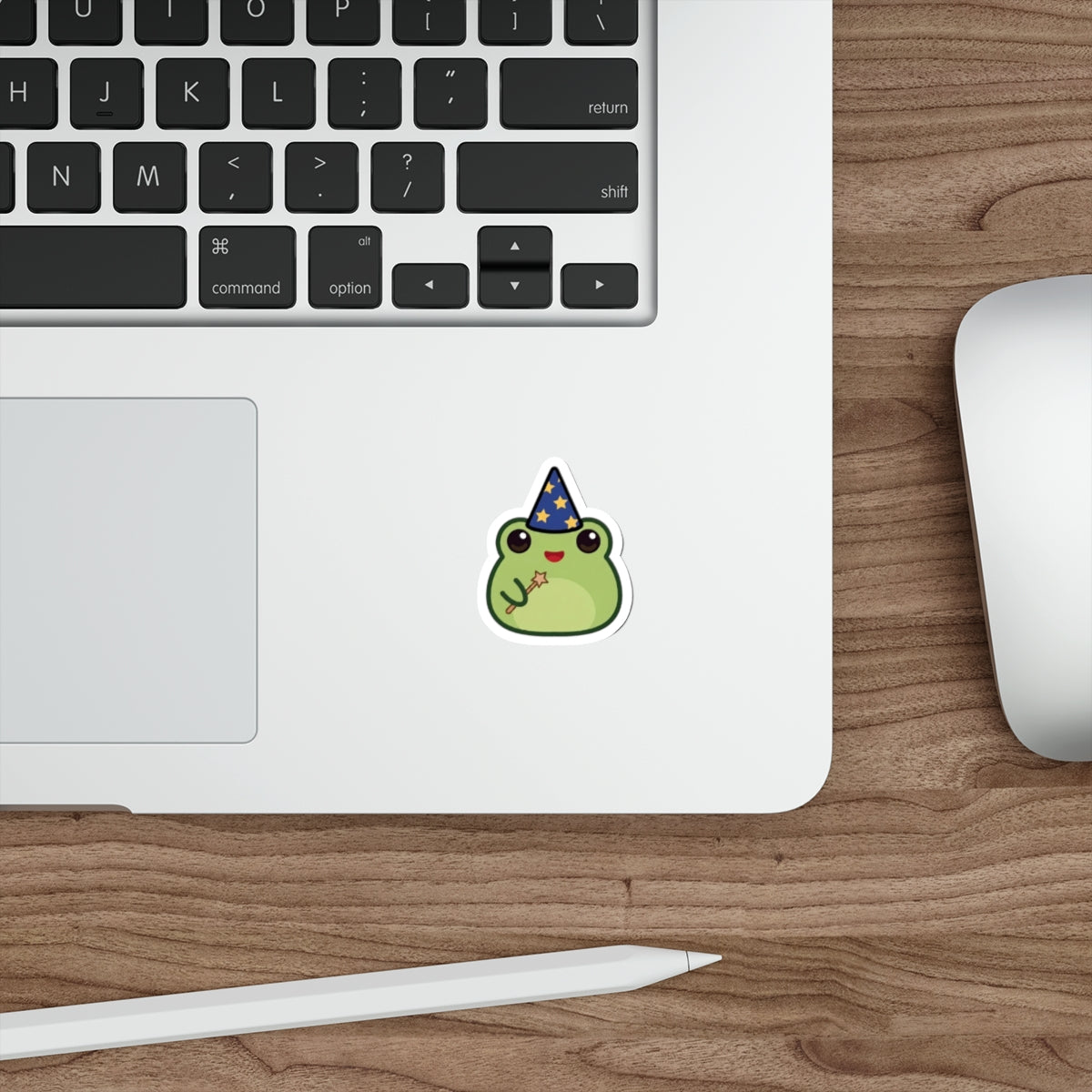 Frog Mage Die-Cut Sticker