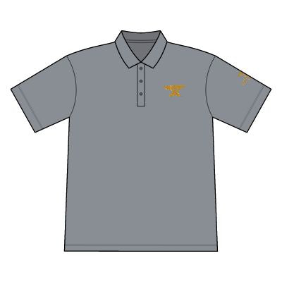 Embroidered Gold Crest Polo Shirt — Classic Men's Club & Workwear