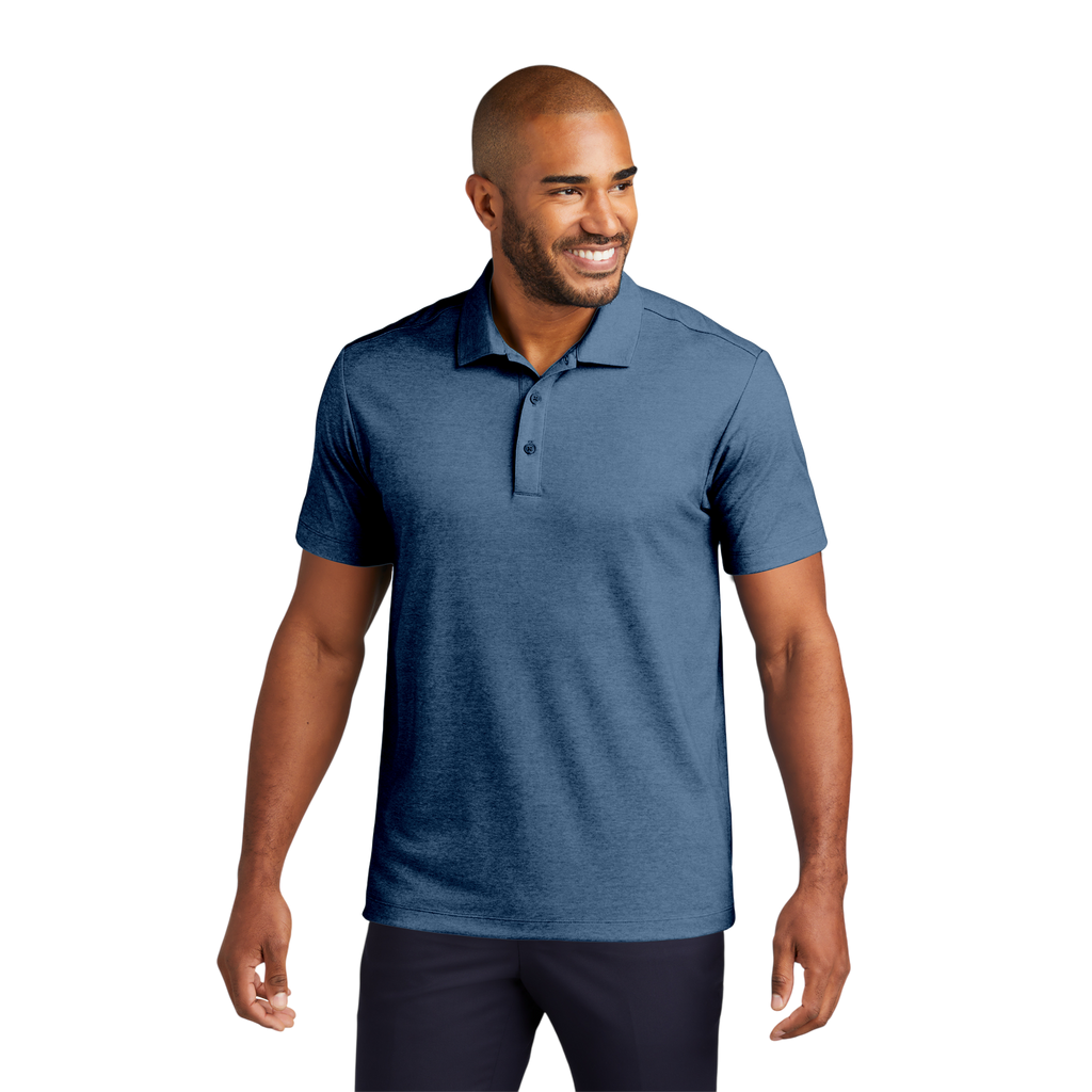 Embroidered Gold Crest Polo Shirt — Classic Men's Club & Workwear