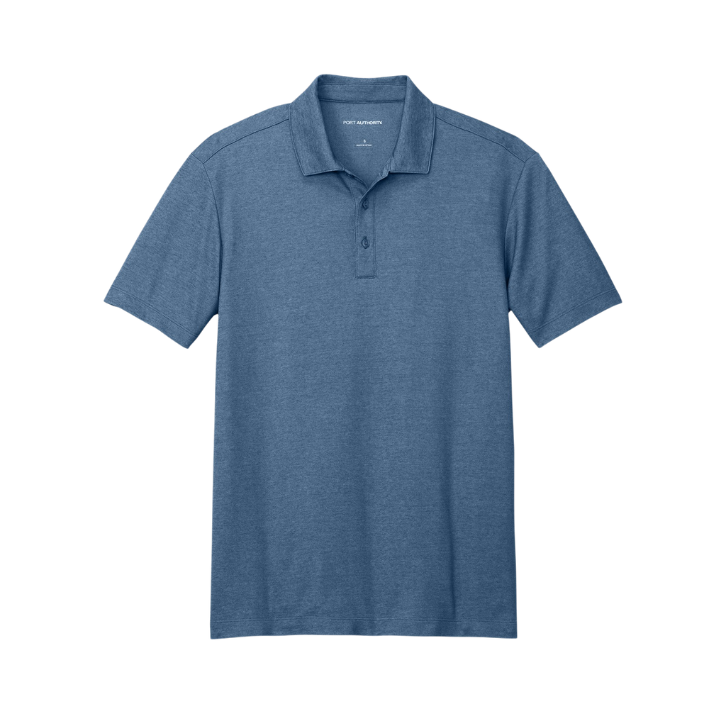 Embroidered Gold Crest Polo Shirt — Classic Men's Club & Workwear