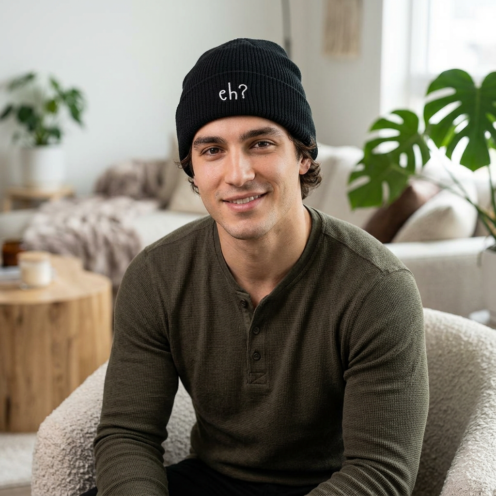 Embroidered eh? Knit Toque
