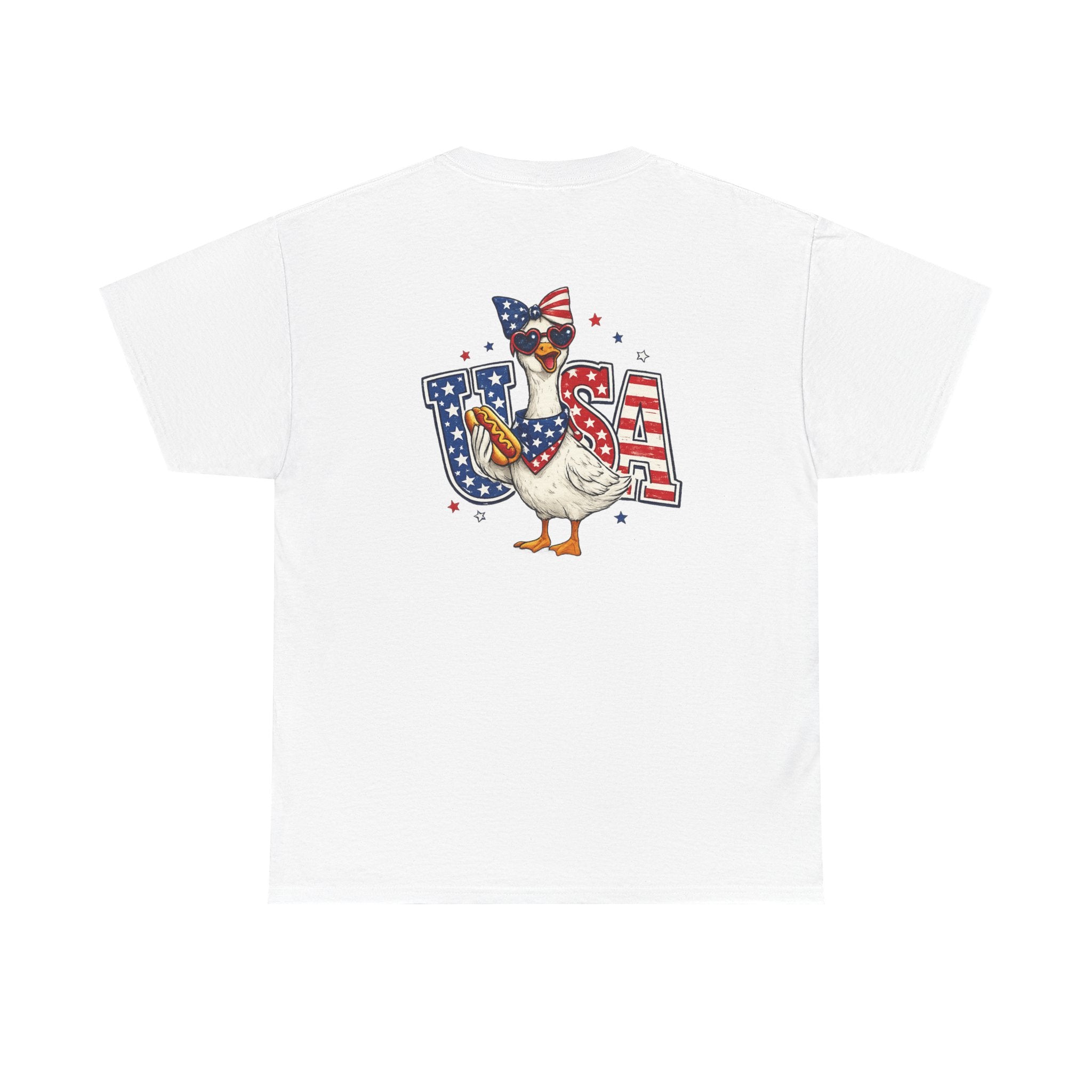 USA sunflower Patriotic T‑Shirt — American Flag Graphic Tee for 4th of July