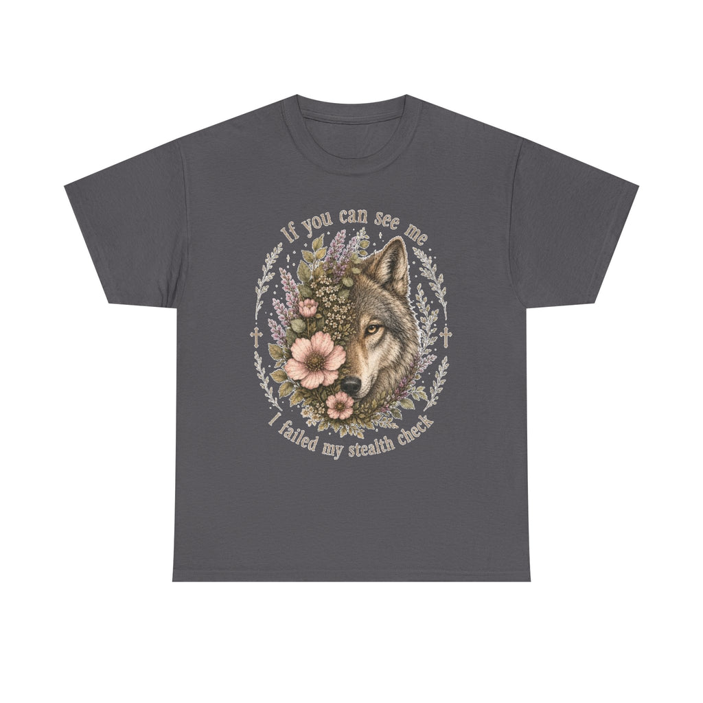 seawolf Floral Tee — "If you can see me I failed my stealth check" Graphic T-Shirt