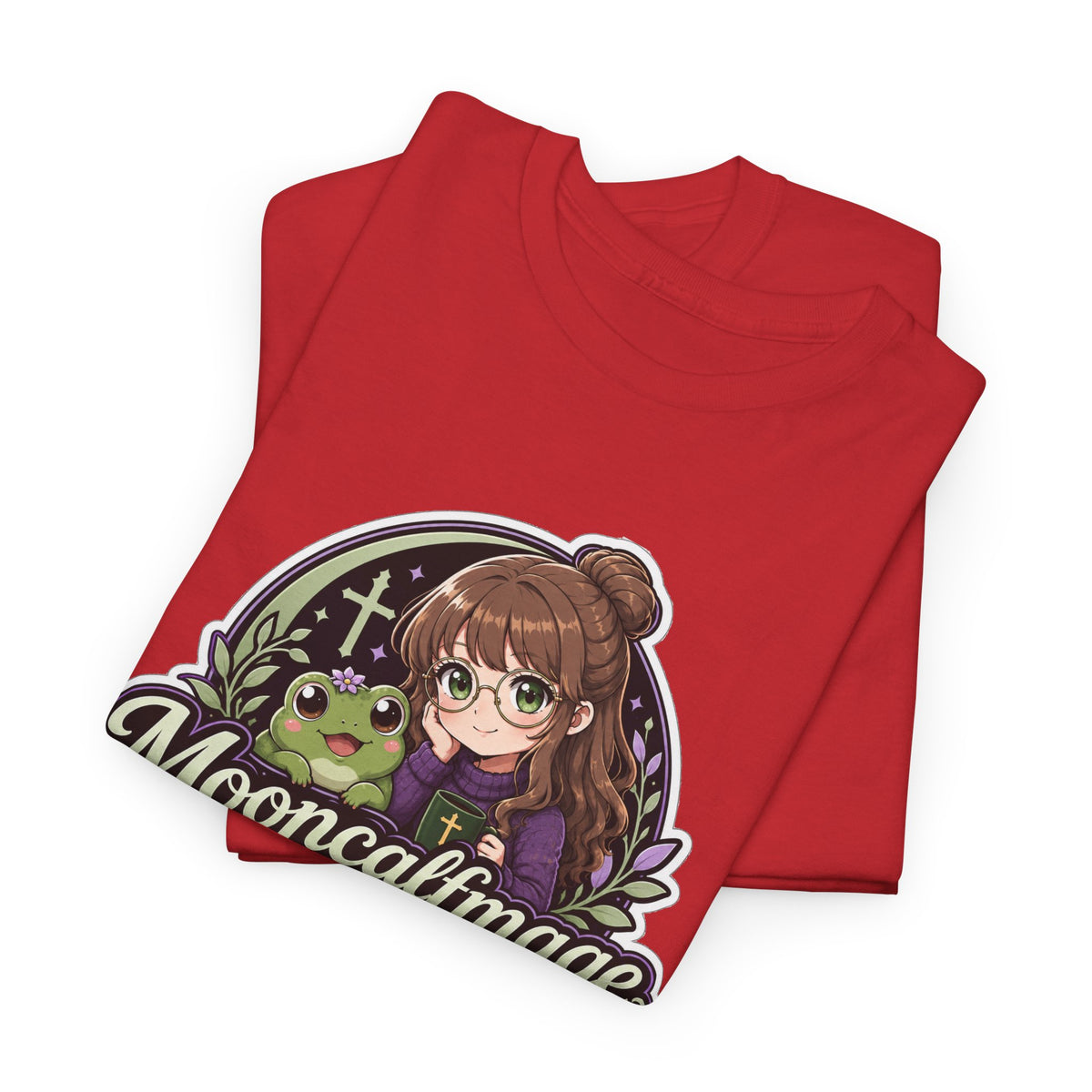 MOONCALFMAGE Logo Tee - Gamer/Streamer T-Shirt Blue GBSG (Gather)