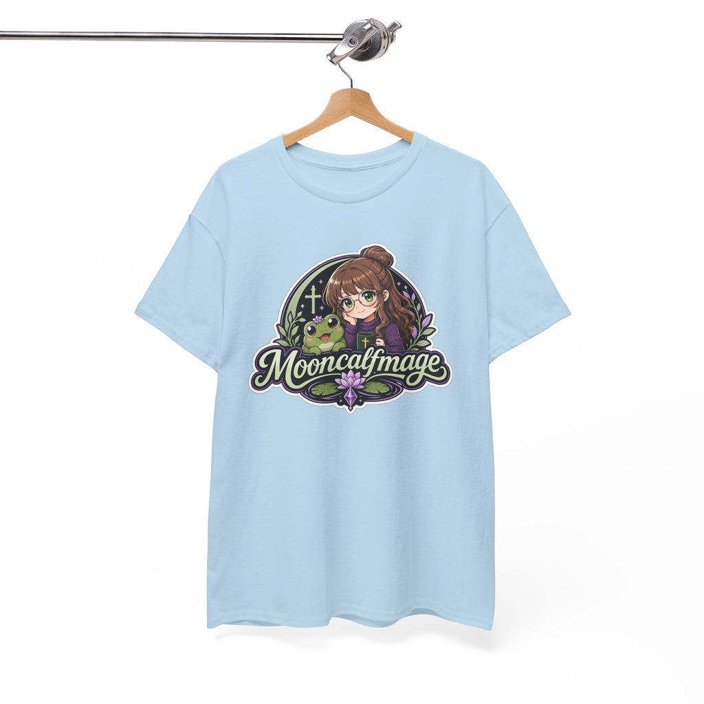 MOONCALFMAGE Logo Tee - Gamer/Streamer T-Shirt Blue GBSG (Gather)