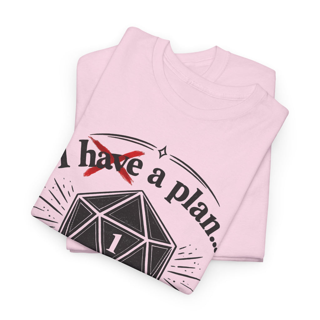 I XhaveX a plan... God’s Got This T-Shirt Dark — D20 Dice Faith Gamer Tee