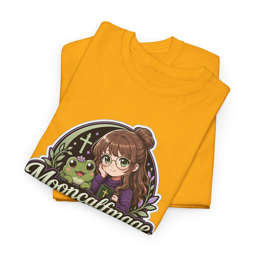 MOONCALFMAGE Logo Tee - Gamer/Streamer T-Shirt Blue GBSG (Gather)