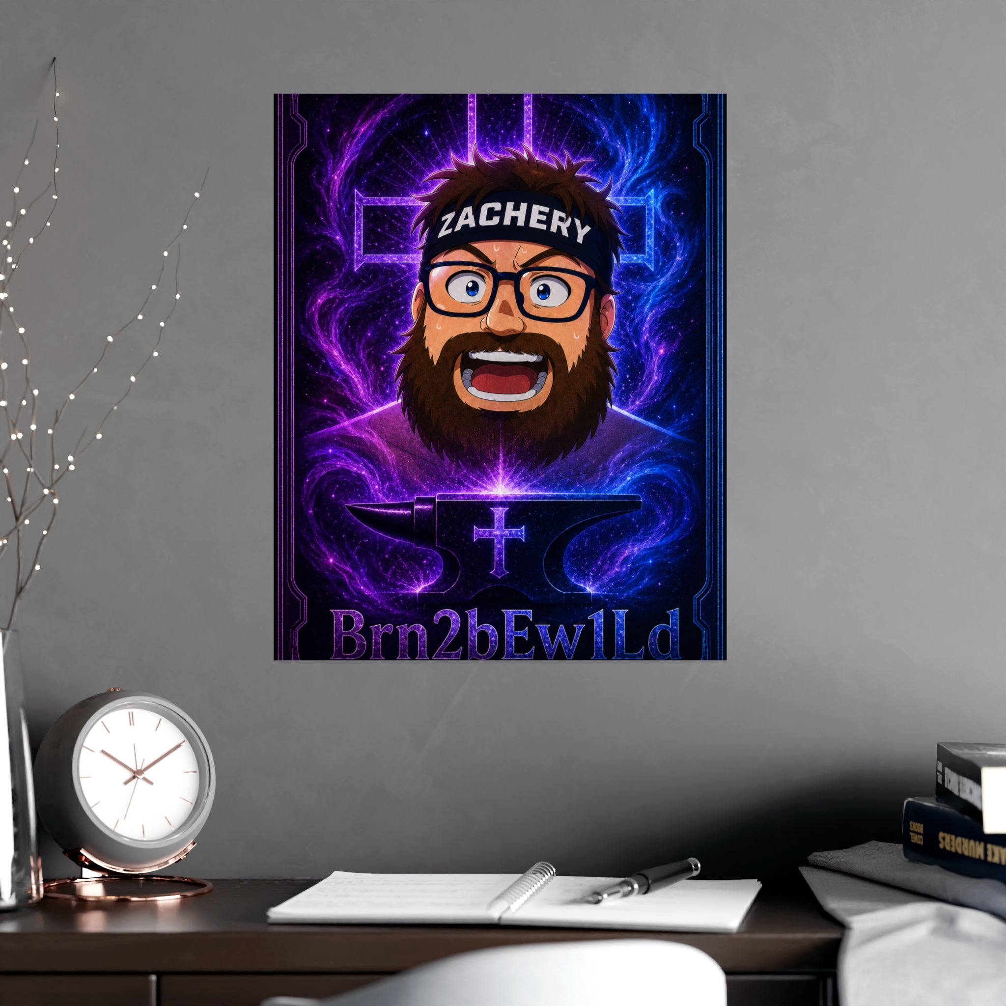 Brn2bEw1Ld Poster - FaithForgeGaming