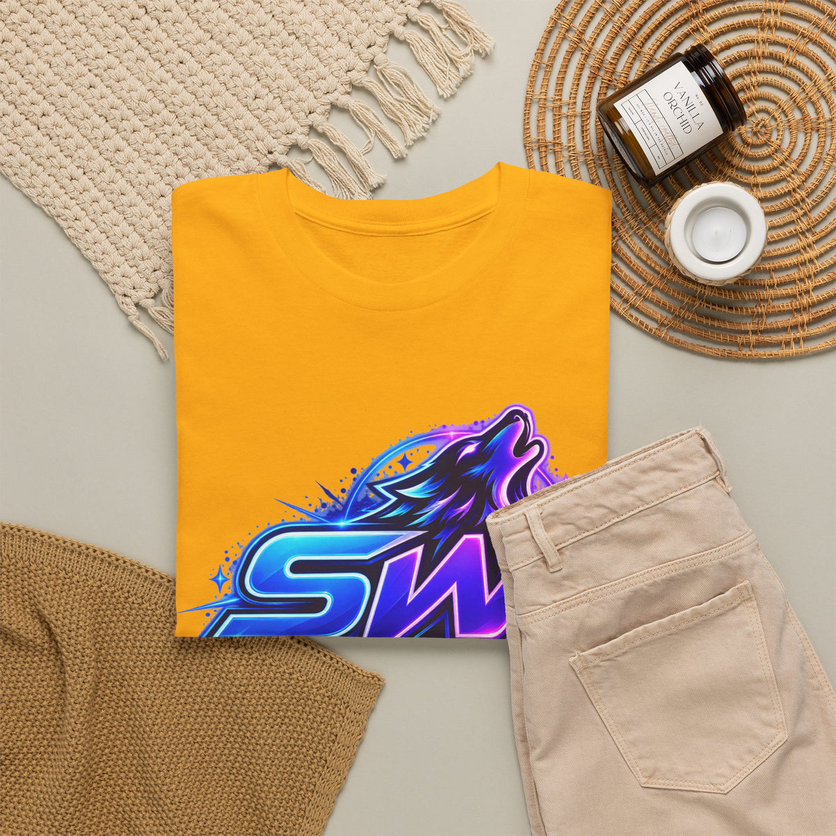 Seawolf_30 Logo Tee - Gamer/Streamer T-Shirt Blue GBSG (Gather)