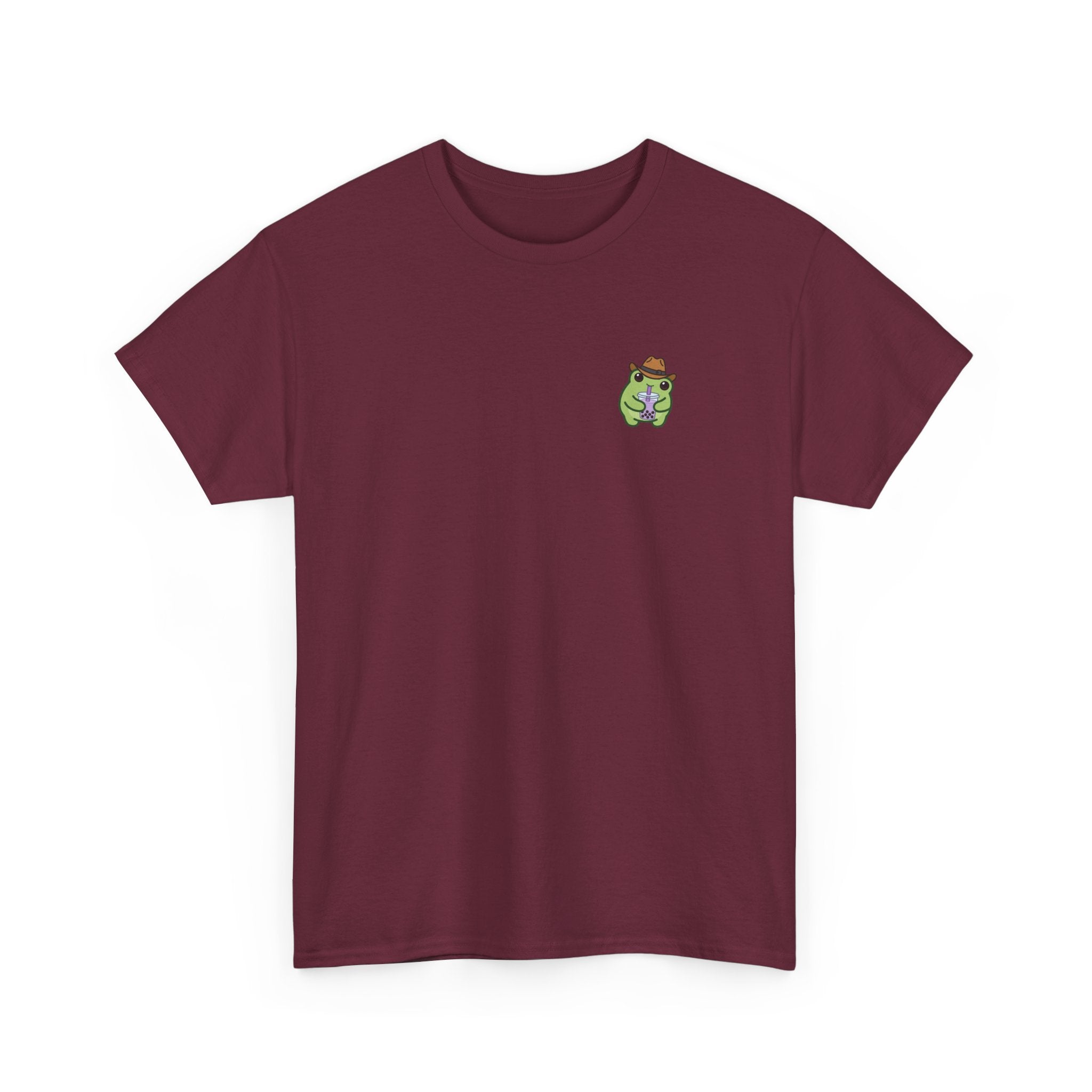 T-Shirt — Cute Boba Drinking Frog