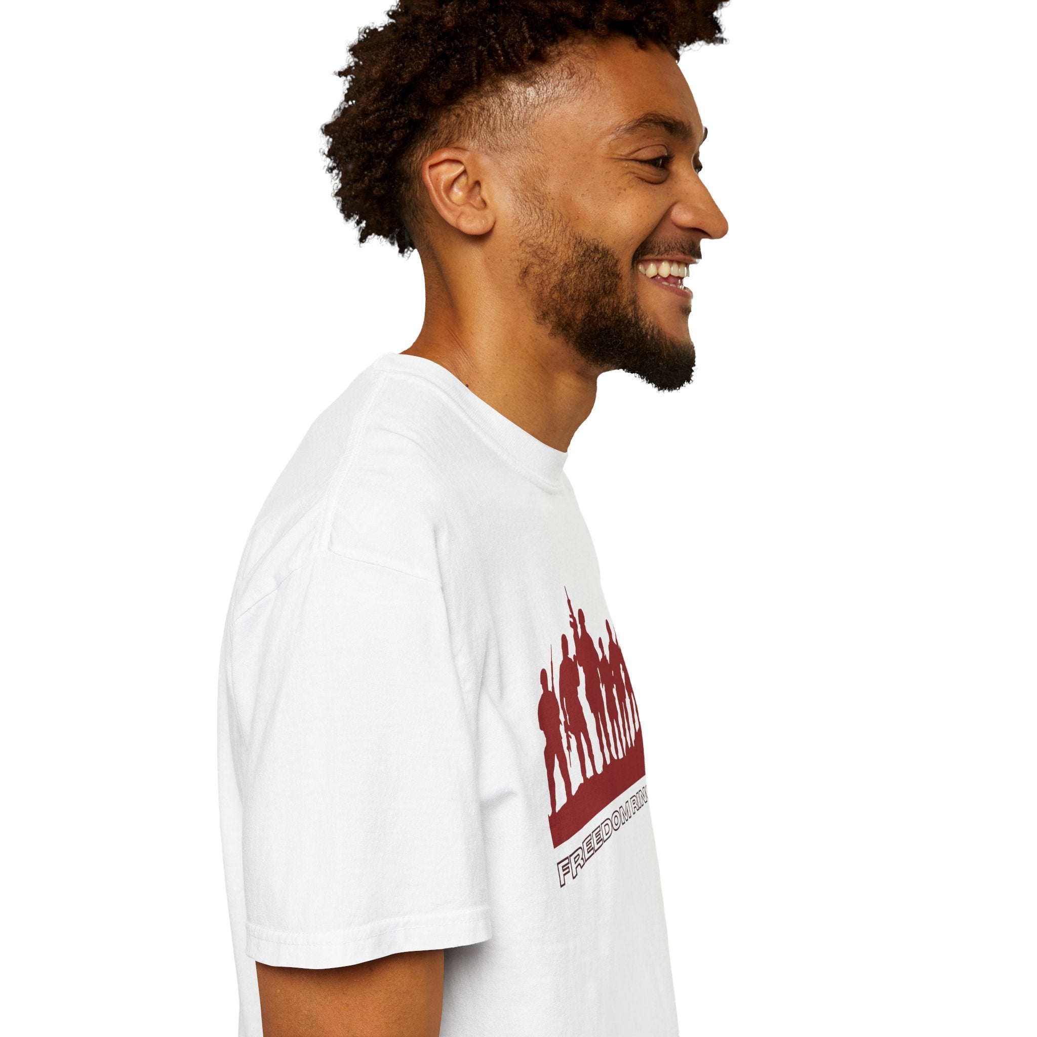 T-Shirt — 'American Heroes' Silhouette Design (Veteran & Military Tribute)