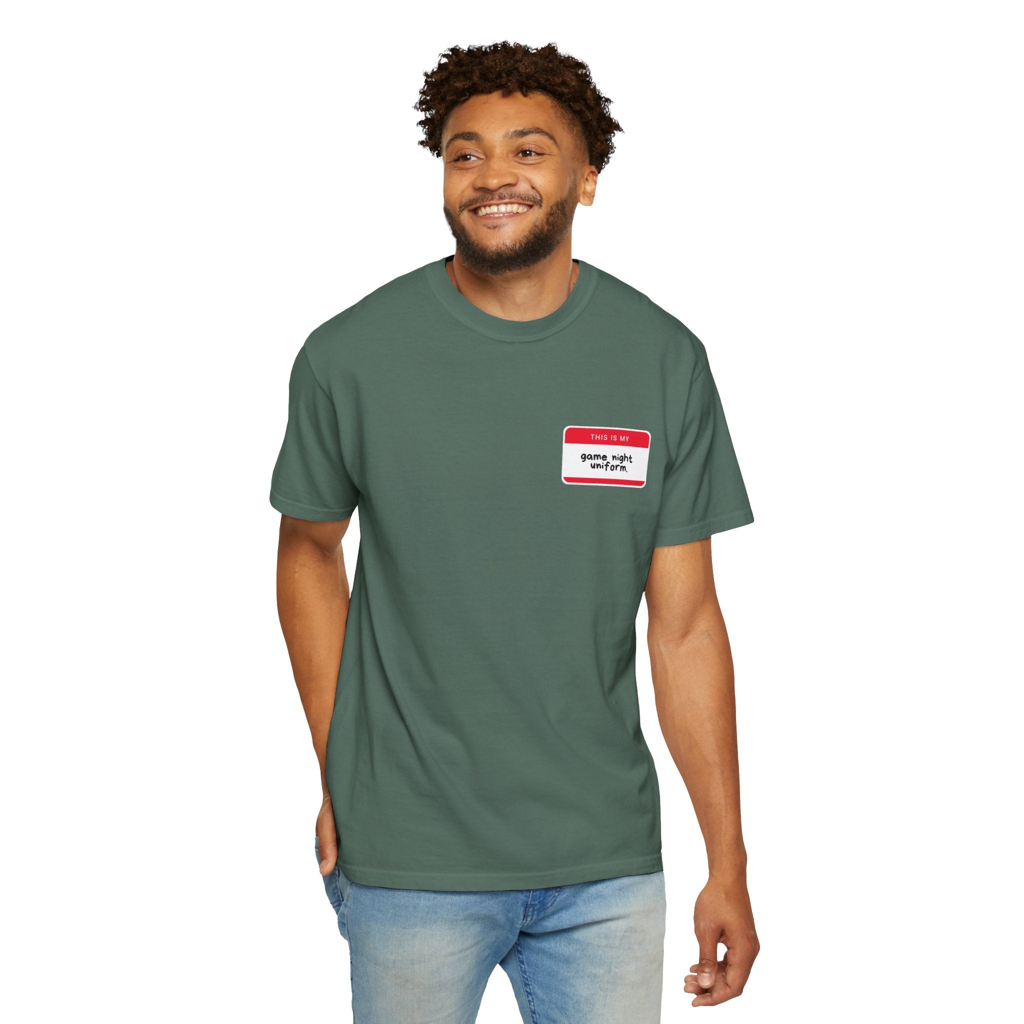 Minimalist 'game night' Pocket T-Shirt — Casual Gamer Tee