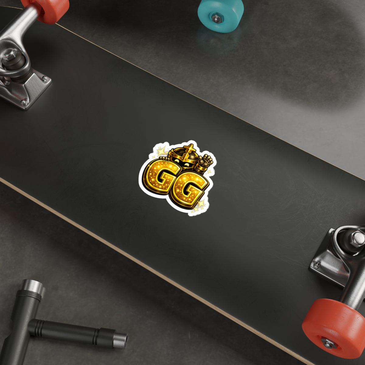 FaithForge Knight GG Die-Cut Sticker — Water-resistant vinyl