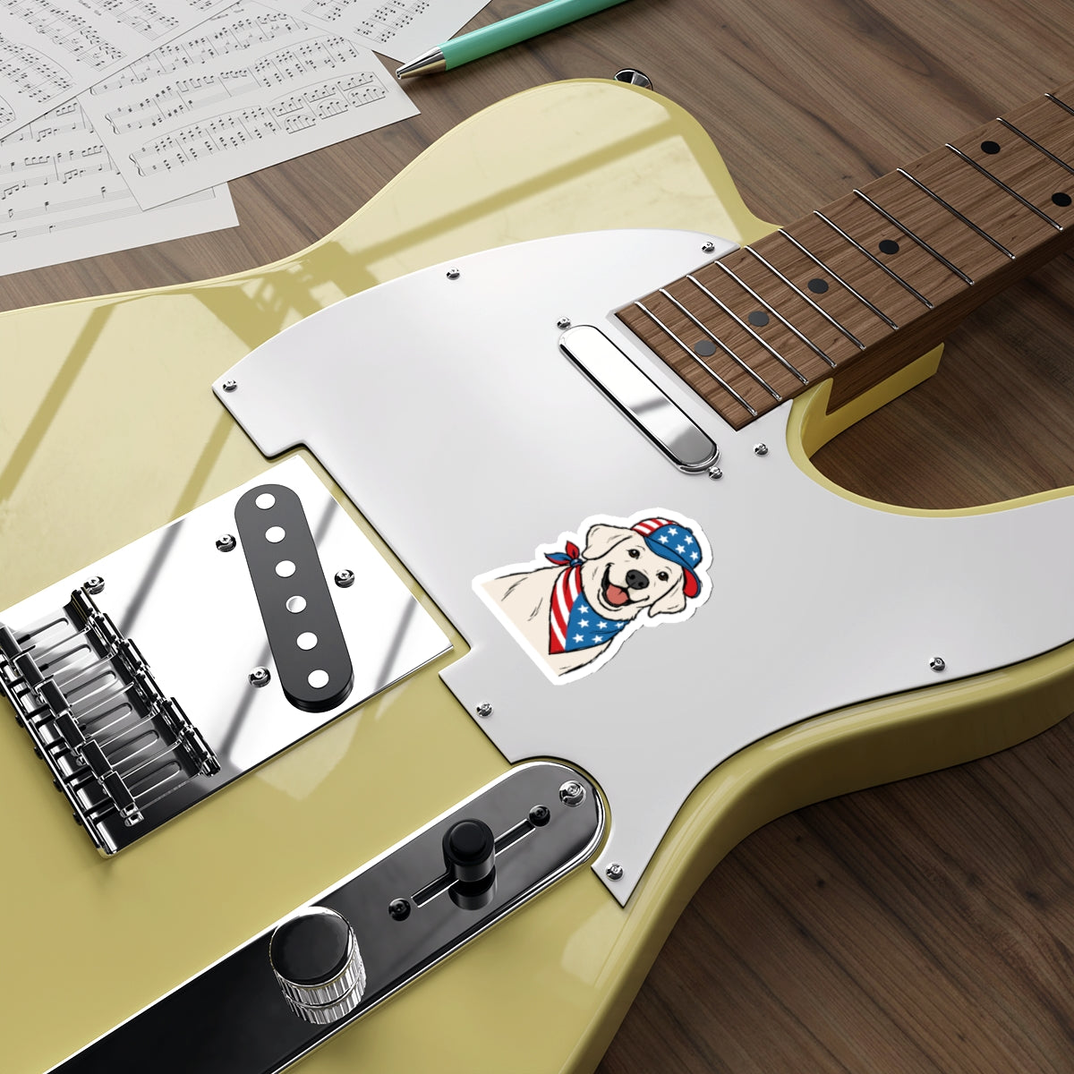 Patriotic Sticker Pack — Love your Lab 4th of July Red White Blue Die-Cut Stickers