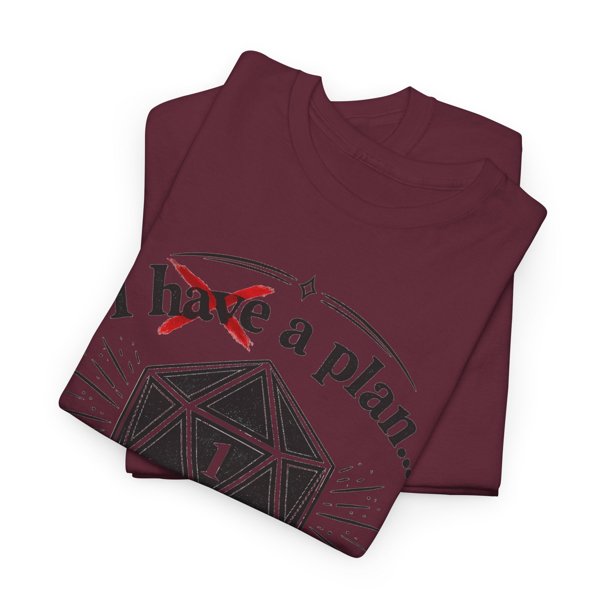 I XhaveX a plan... God’s Got This T-Shirt Dark — D20 Dice Faith Gamer Tee