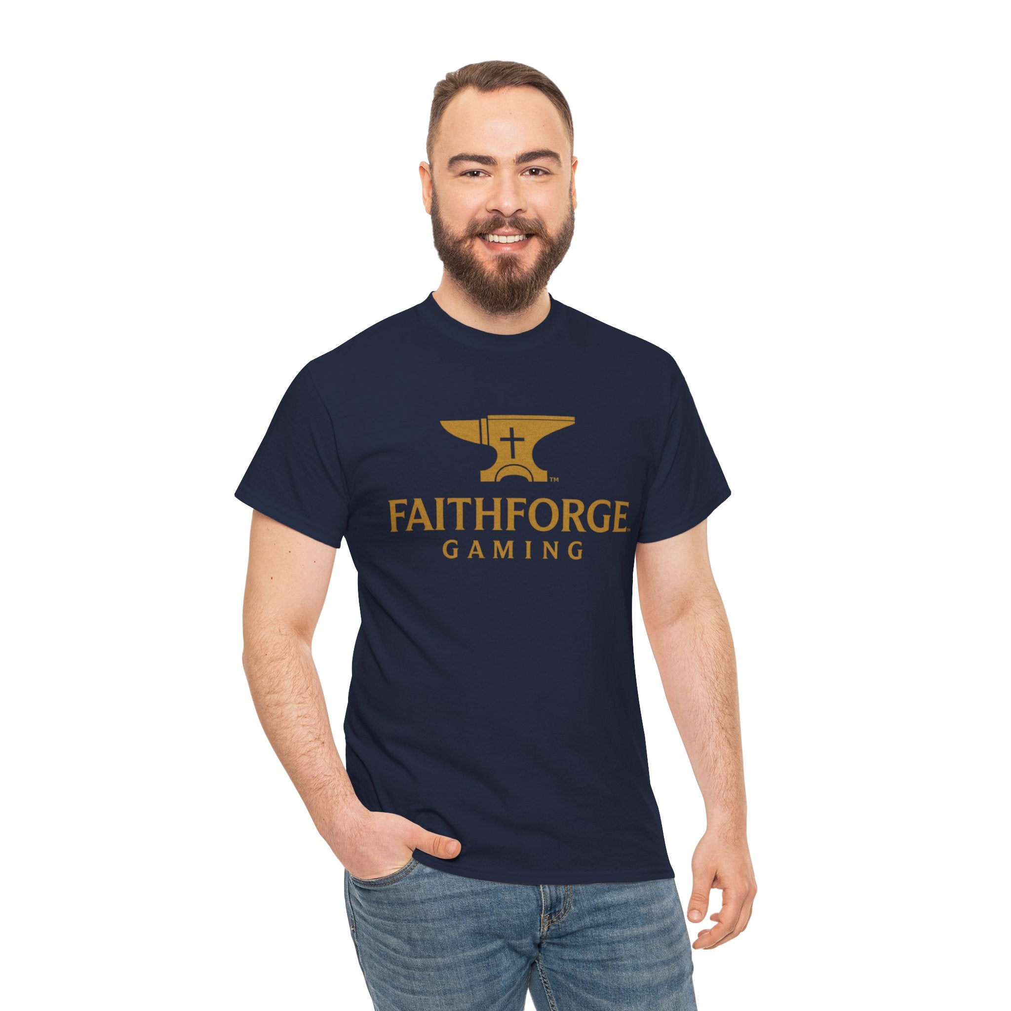 FaithForge Gaming T-Shirt — Christian Gamer Logo Tee