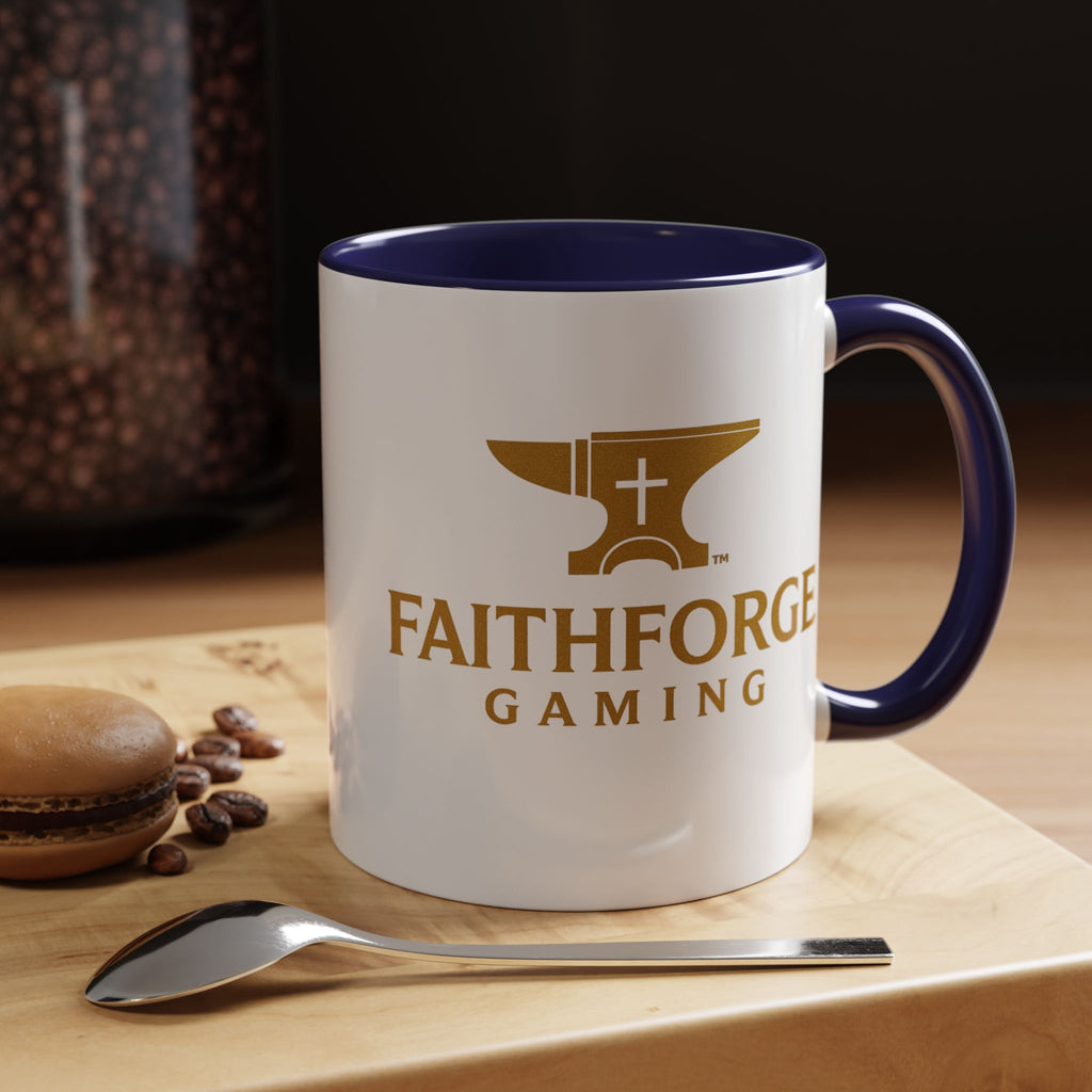 FaithForge Gaming Accent Coffee Mug – 11oz Logo Mug