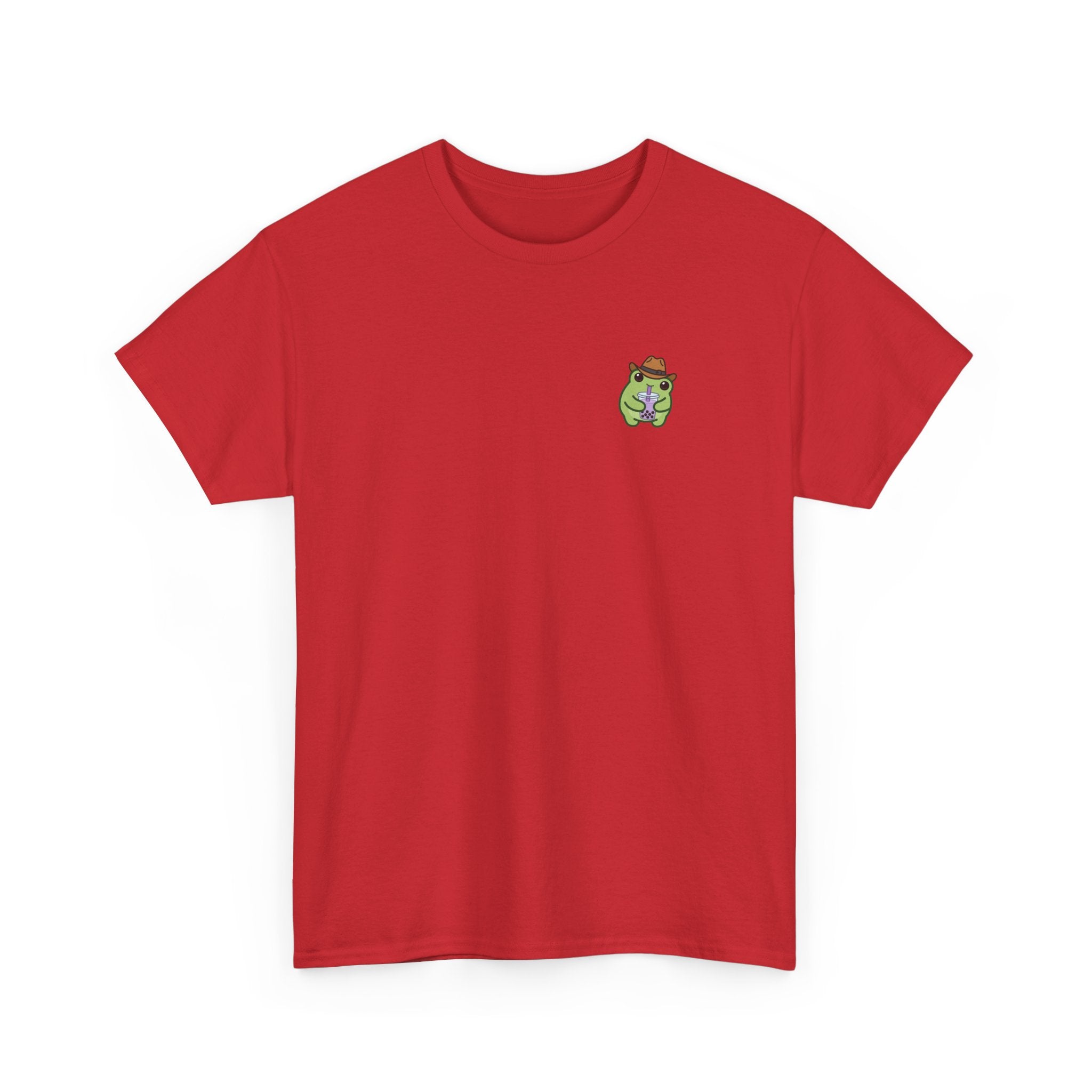 T-Shirt — Cute Boba Drinking Frog