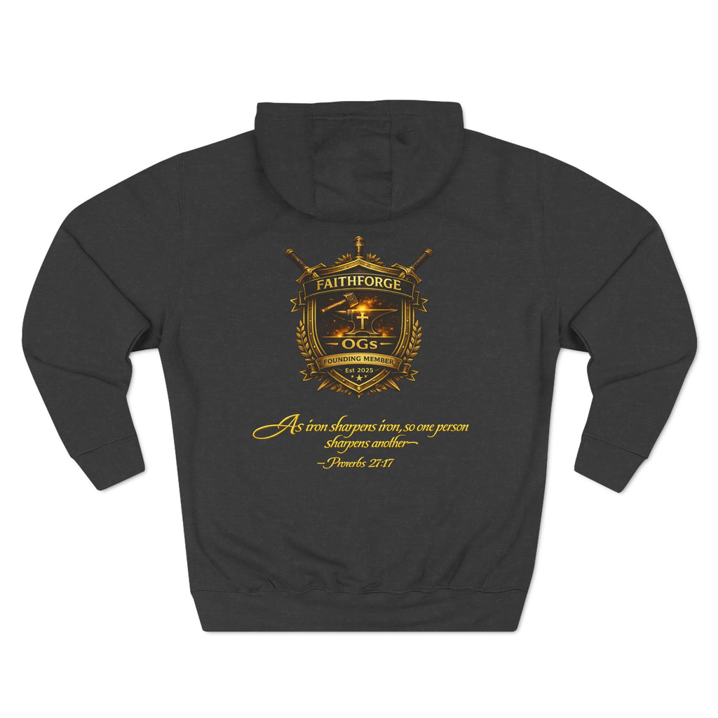 Copy of Faithforge Gaming Hoodie — Faith Quote OG Logo Fleece Hoodie